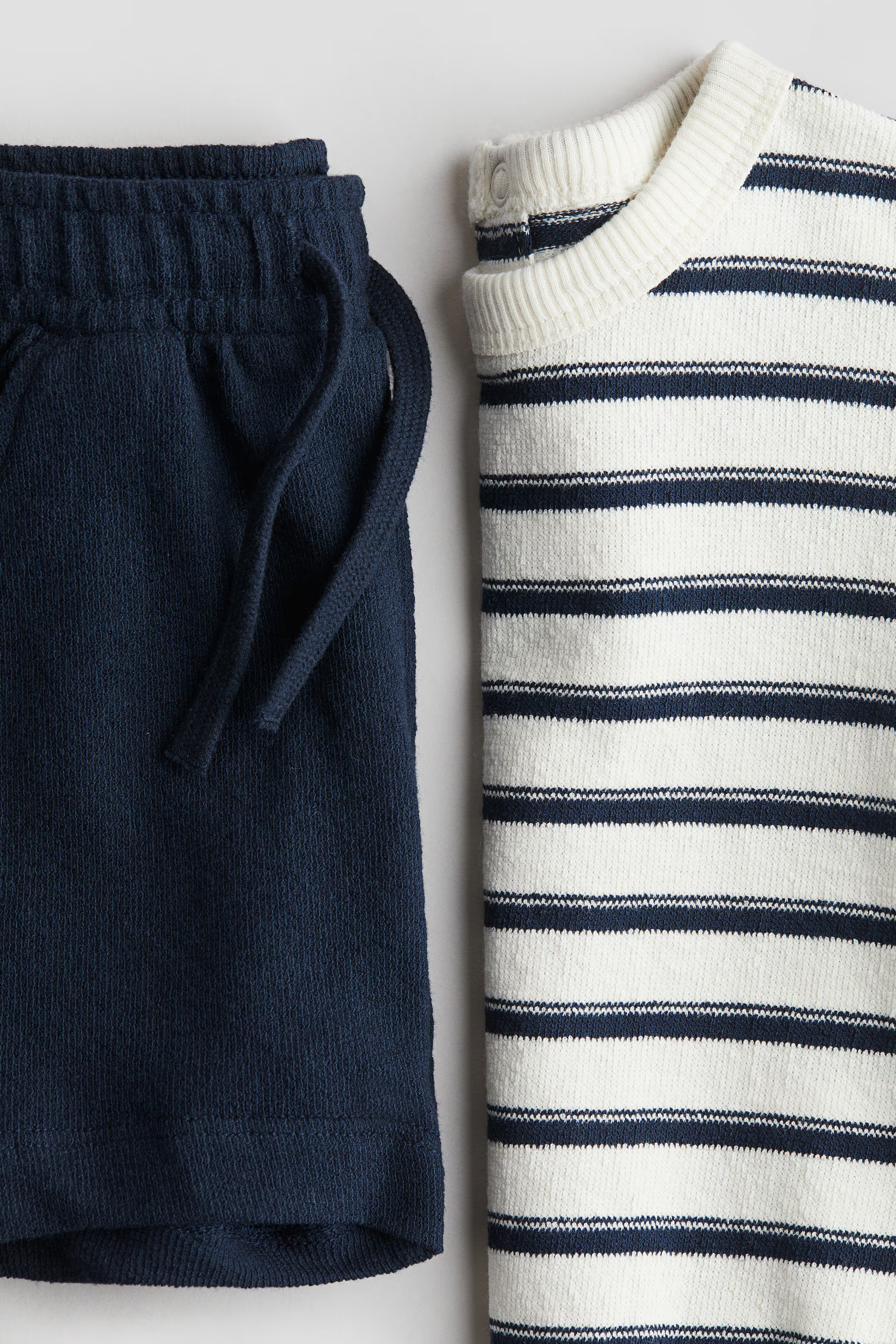 2-piece cotton terry set | H&M (UK, MY, IN, SG, PH, TW, HK)