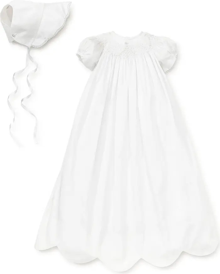 Caroline Christening Gown & Bonnet Set | Nordstrom