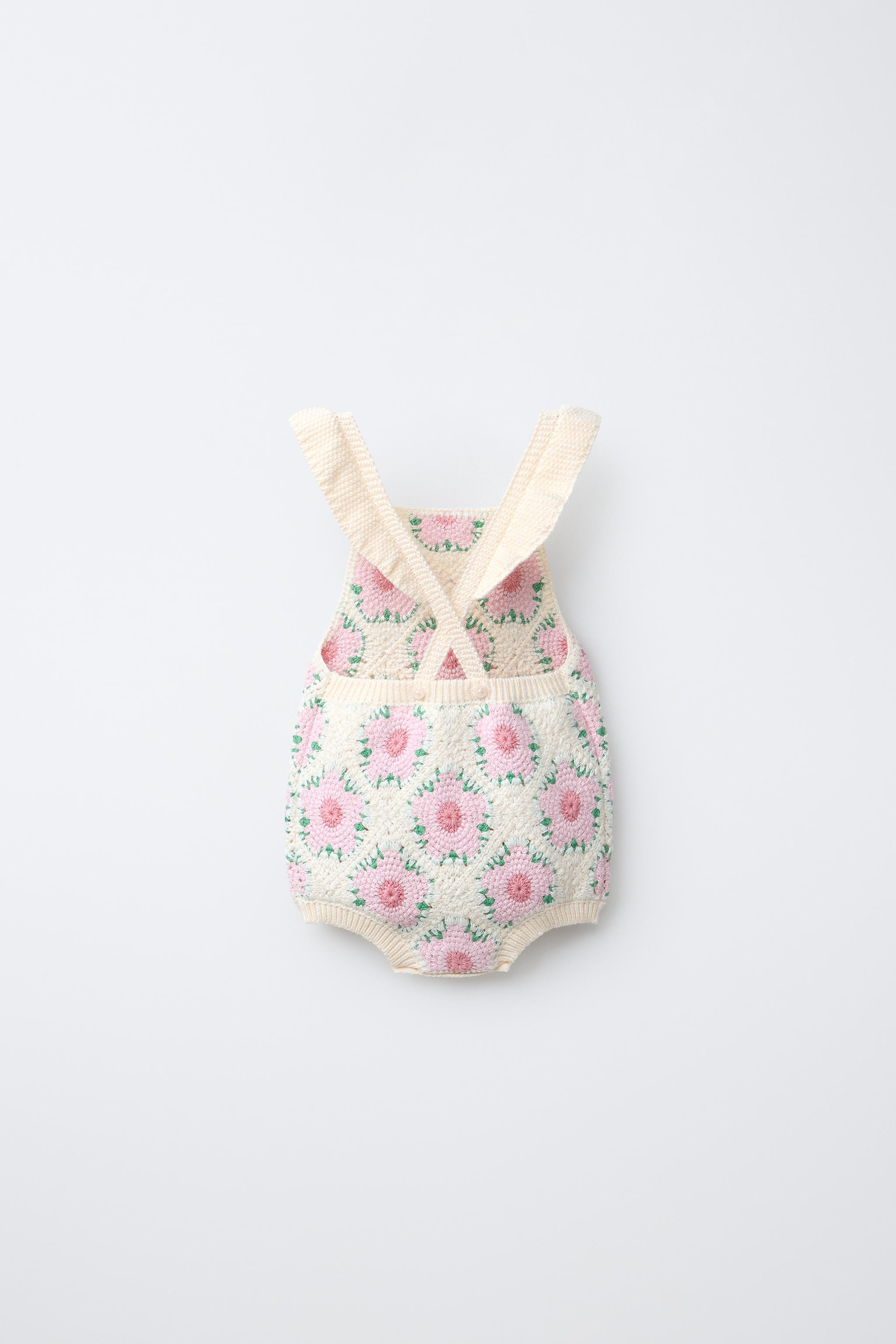 CROCHETED FLOWER ROMPER | Zara US