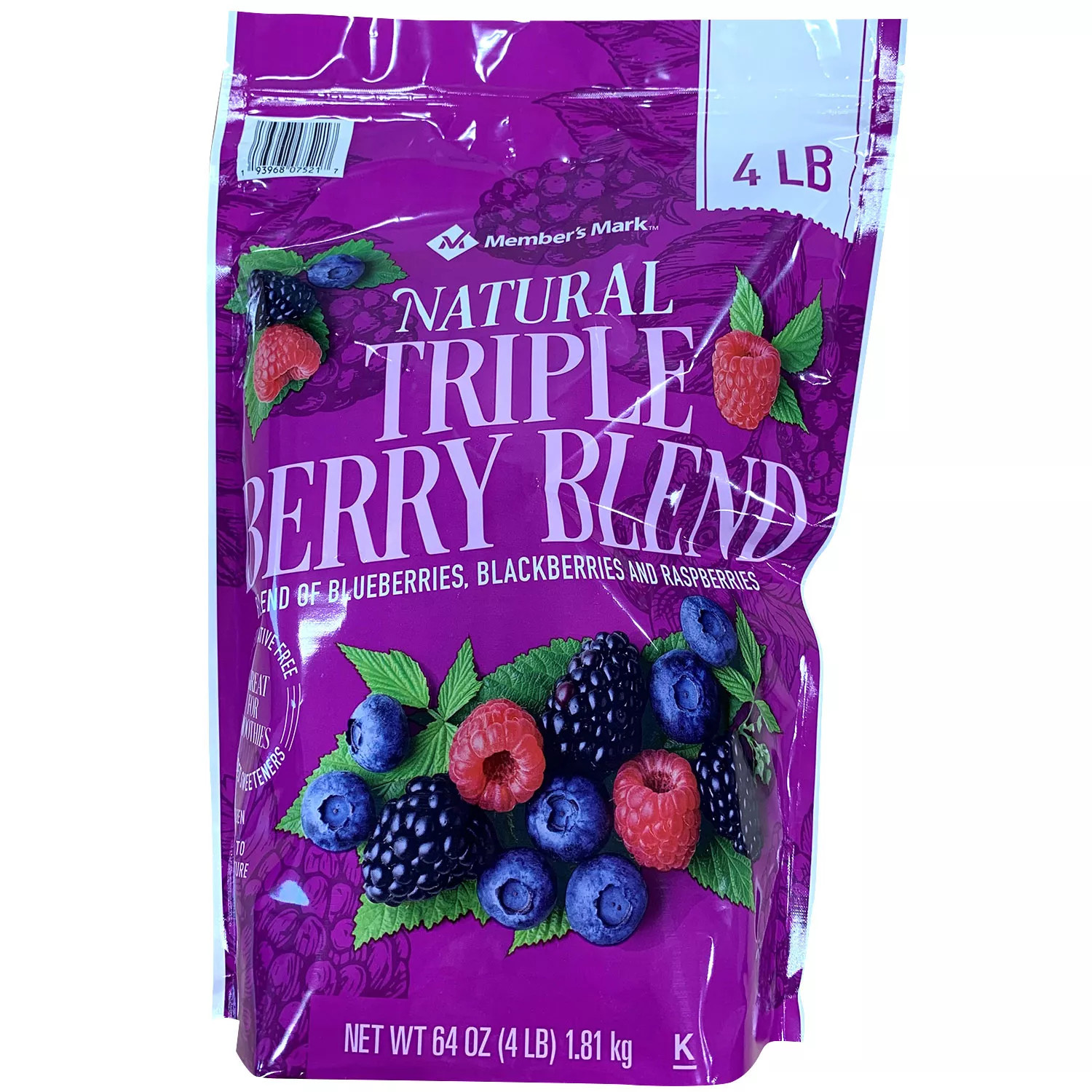 Member's Mark Triple Berry Blend, Frozen, 64 oz. | Sam's Club