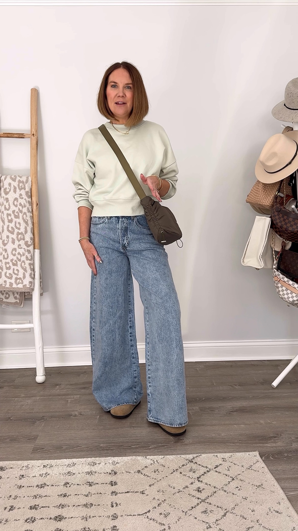 Fall outfit, Target style
Crop sweatshirt XL
wide leg jeans TTS 4

#LTKFindsUnder50 #LTKStyleTip #LTKOver40