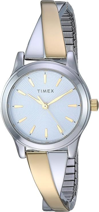 Timex Women's Stretch Bangle Crisscross 25mm Watch | Amazon (US)