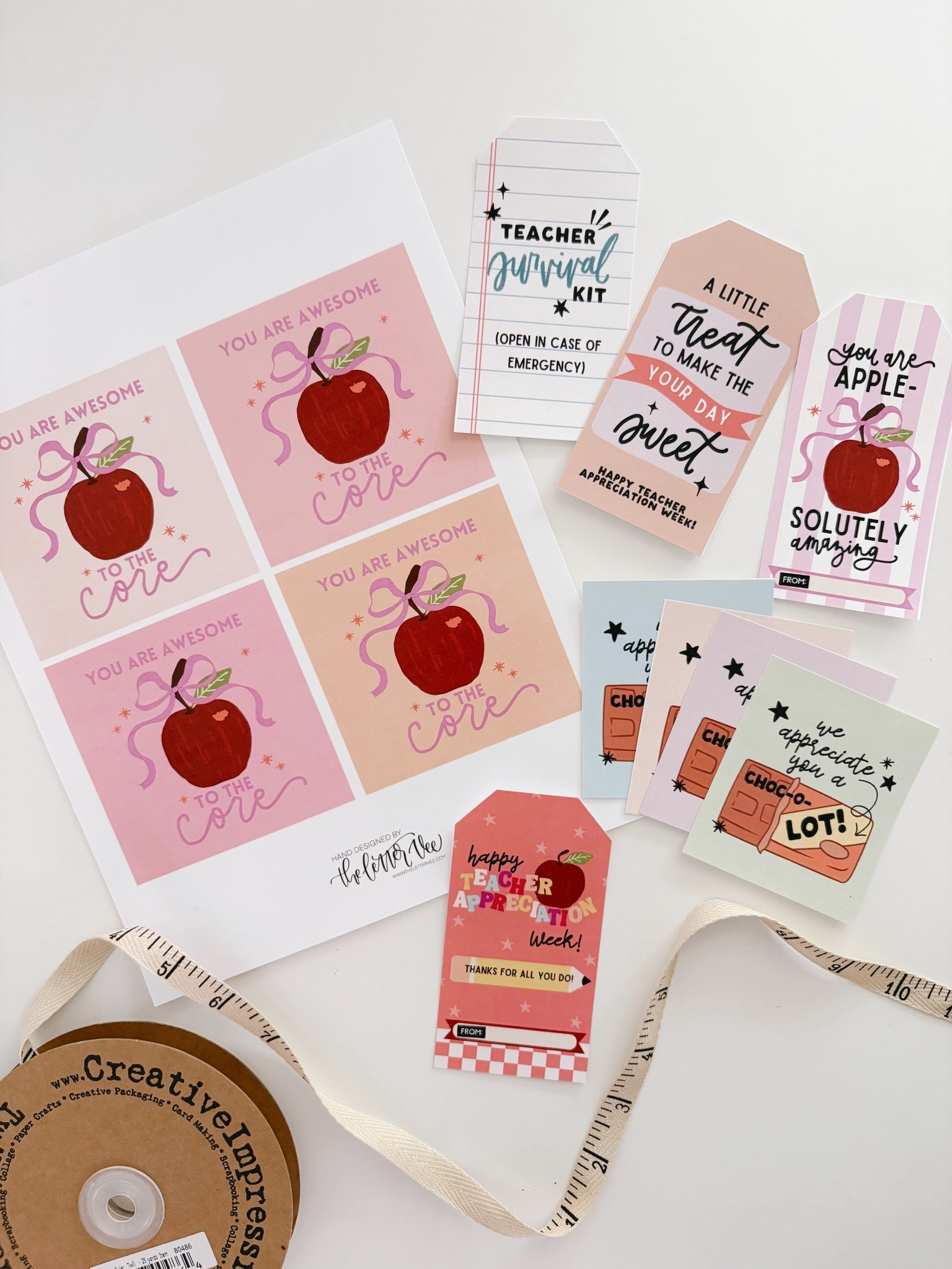 Teacher Appreciation Week Printable Tags

Teacher appreciation week / teacher gift idea / printable tags / The Letter Vee / Apple teacher tag 

#LTKSeasonal #LTKGiftGuide