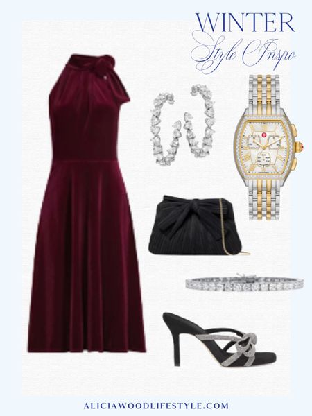 I love having a few dresses in my wardrobe that are classic and Holiday party ready.   This gorgeous velvet halter midi dress in the color of the season is perfect.   

Holiday dress
party dress
Christmas party dress
diamond hoop earrings
diamond tennis bracelet 

#LTKstyletip #LTKHoliday #LTKover40