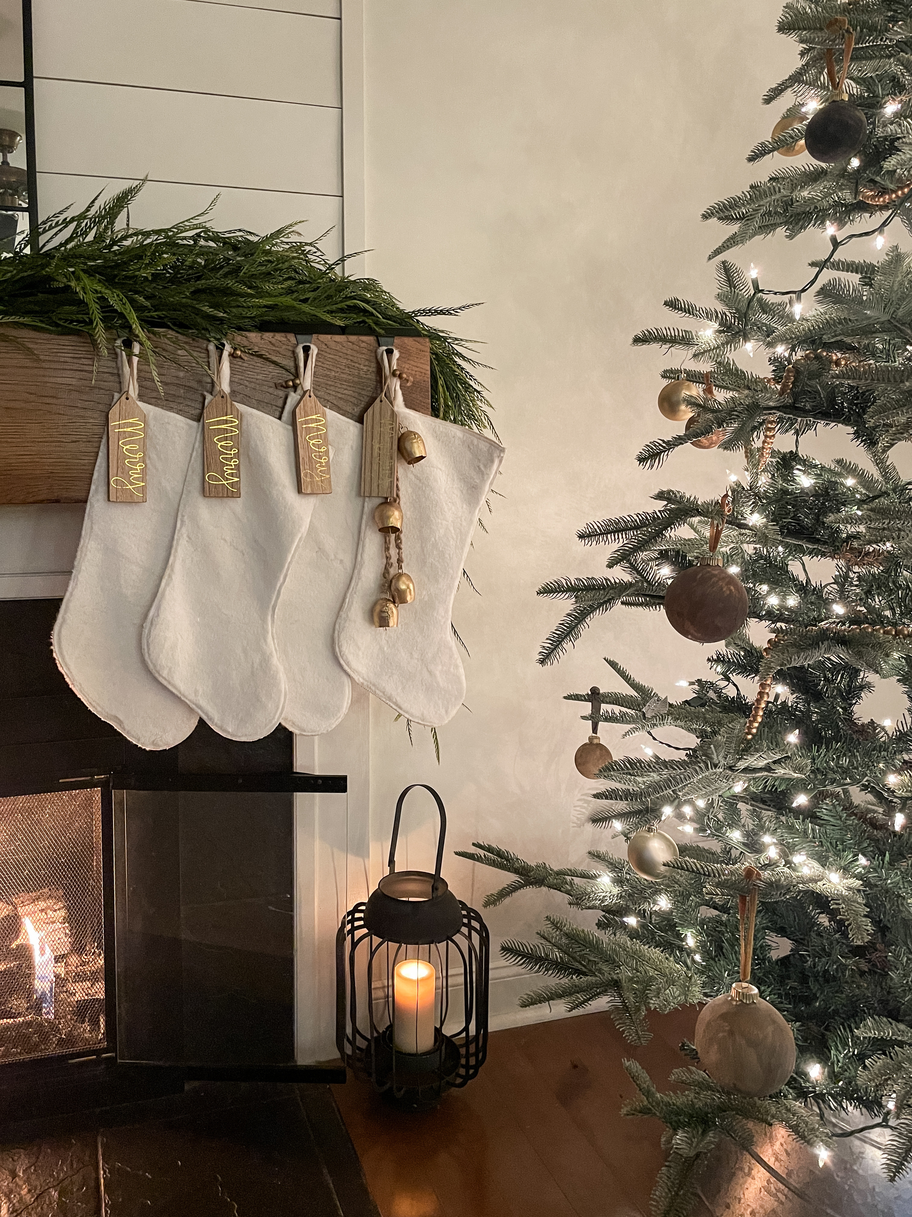 Our 8’ Christmas tree is so beautiful!  

Royal King Fir King of Christmas.  White stockings.  Christmas mantel.  Christmas garland.  Christmas tree collar.  

#LTKHoliday #LTKHome #LTKSeasonal
