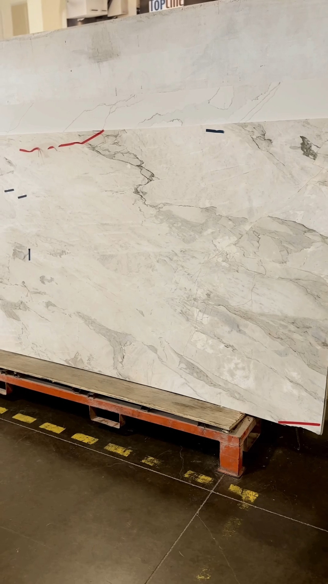 A surreal moment 🥹 straight out of the mountains to our home, these Dolomite countertops are almost ready for install. 🫶🏼

#LTKstorytime