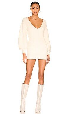 MAJORELLE Riley Tunic Sweater in Ivory from Revolve.com | Revolve Clothing (Global)