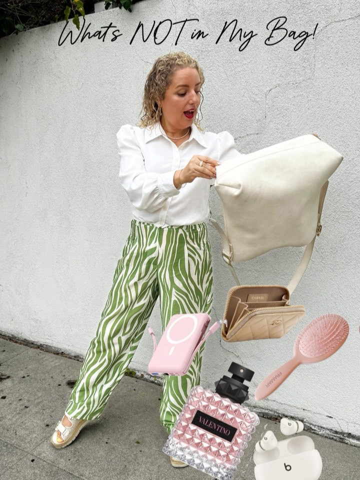 Here’s the truth: I never carry half the stuff I probably should but @lulus outfit is 💯

#lovelulus #lulusambassador 

👜 What’s NOT in My Bag (aka the expected stuff I don’t carry):

🫧 Gum: This is why I’m always asking people if they have gum. 

💵 Wallet: I don’t carry a real wallet since my bag got stolen. I always forget it anyway since I switch bags so often. 

🪮Hairbrush: Curly hair gang here - brushing is impossible! 

🌺 Perfume bottle: I can’t believe people actually do! 

🖋️ Pain killers or Tide pen: Let’s just say I’m not prepared for emergencies.

🔌 Power bank: I live on 14% battery and vibes. If you know me you know my phone always has battery issue but yet I always forget the power bank unless on vacation. 

🎧 AirPods: I currently don’t know the location of my AirPods