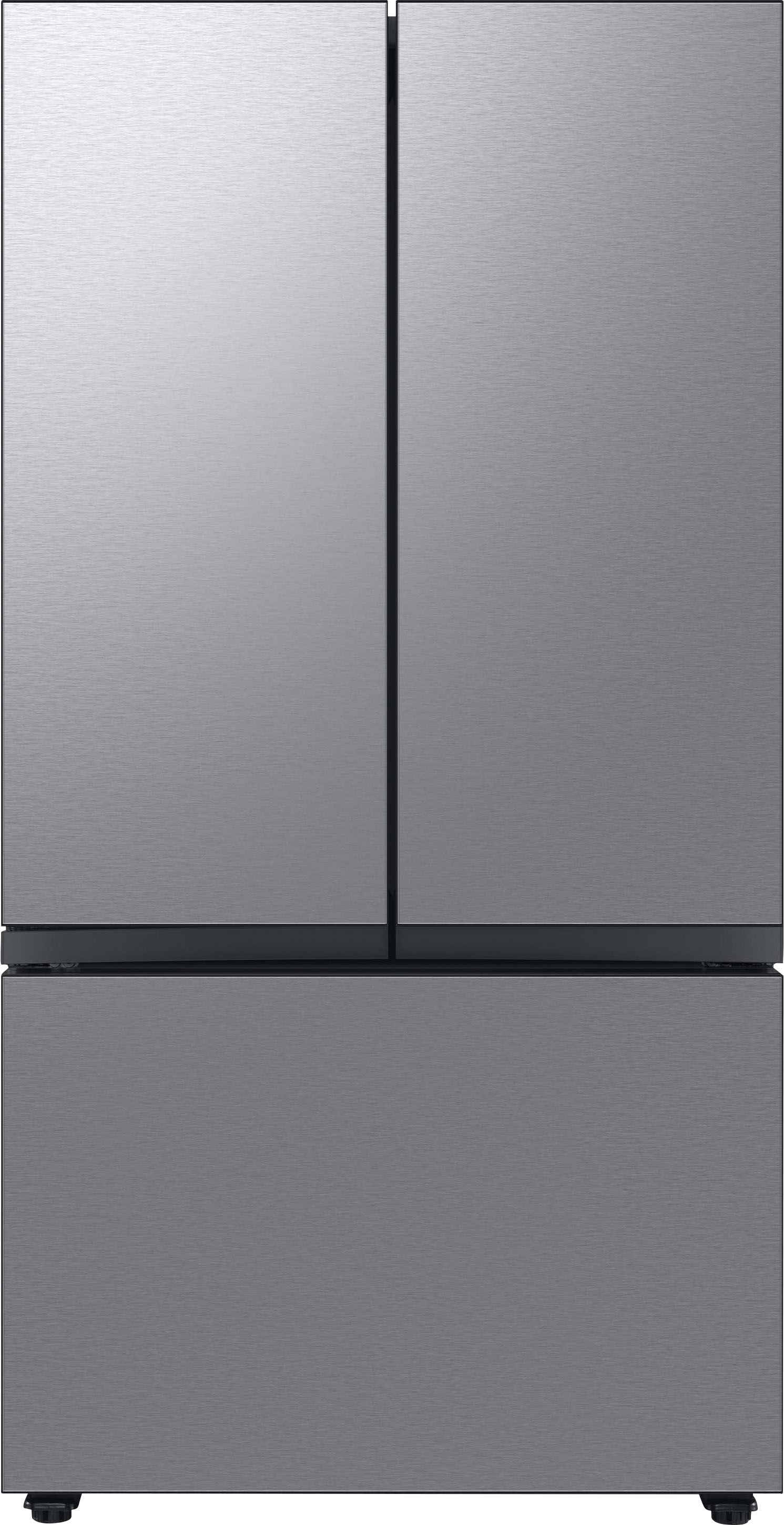 Samsung BESPOKE 30 cu. ft. 3-Door French Door Smart Refrigerator with Beverage Center Stainless S... | Best Buy U.S.