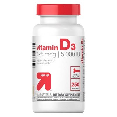 Vitamin D 5000IU Softgels - 250ct - Up&Up™ | Target
