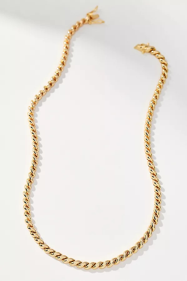 Pavé Rope Necklace | Anthropologie (US)