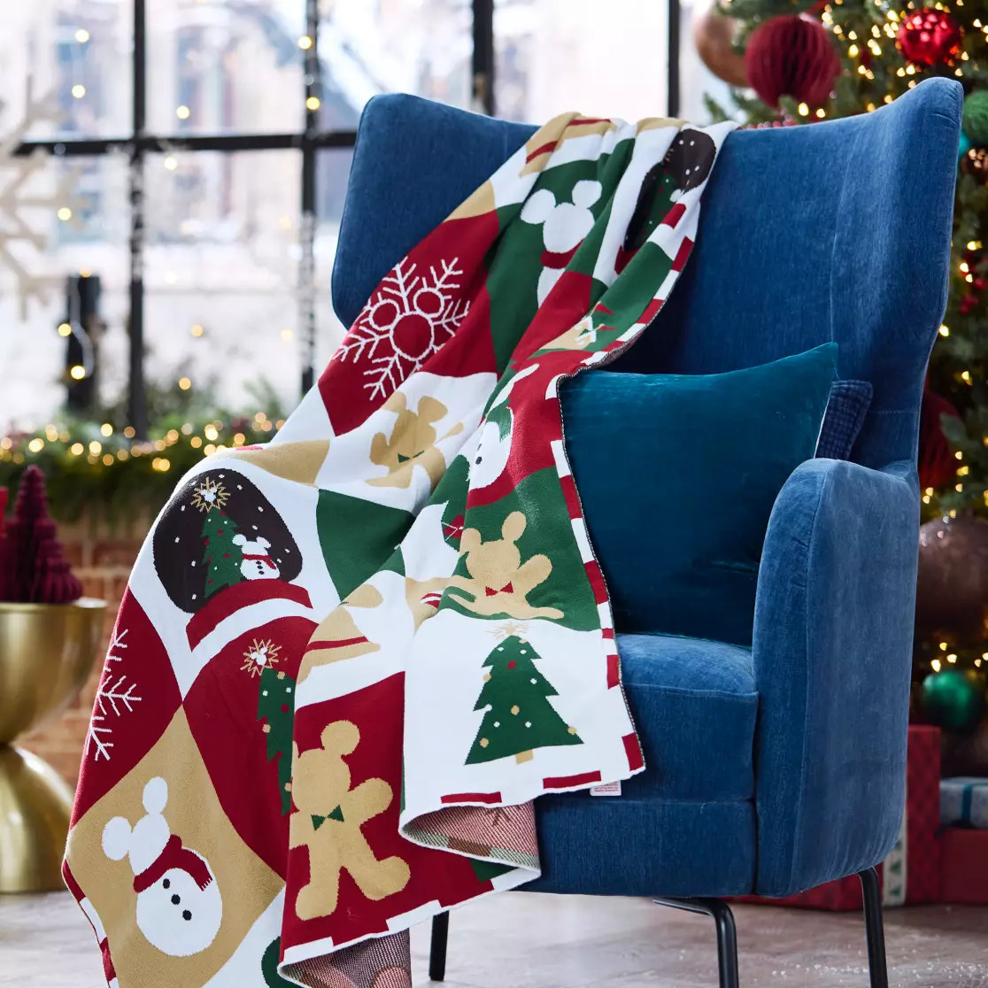 Mickey Mouse Holiday Throw Blanket | Disney Store