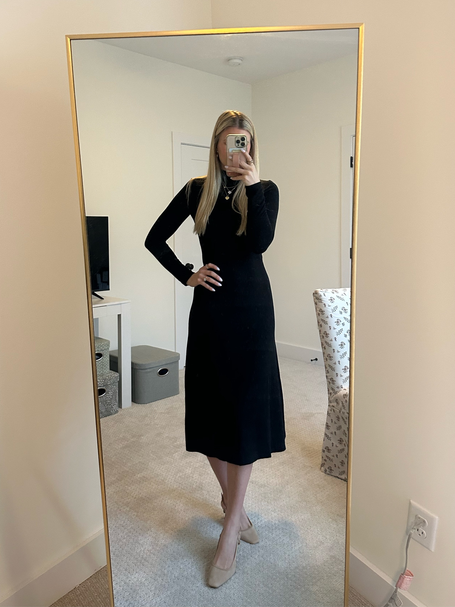exact dress is Zara, but linked similar! 
