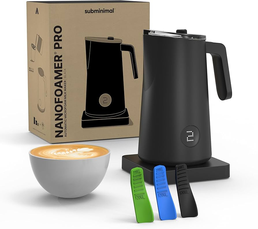 Subminimal NanoFoamer Pro Gen-2 – Revolutionary Hands-Free Microfoam Milk Maker for Cafe-Qualit... | Amazon (US)