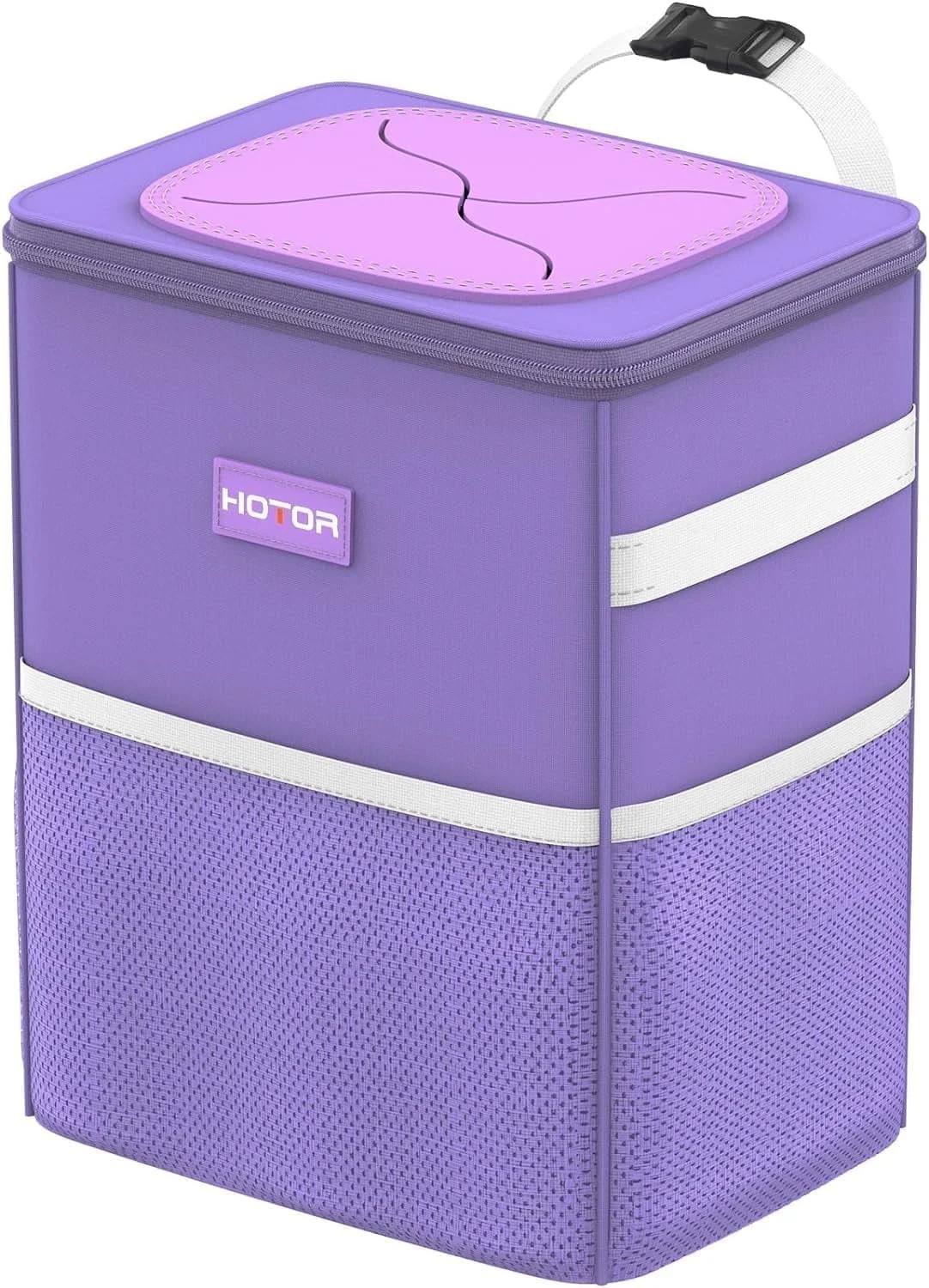 HOTOR Car Trash Can with Lid, Leak-Proof Car Garbage Can with Mesh Pockets, Car Accessories, 2 Ga... | Walmart (US)