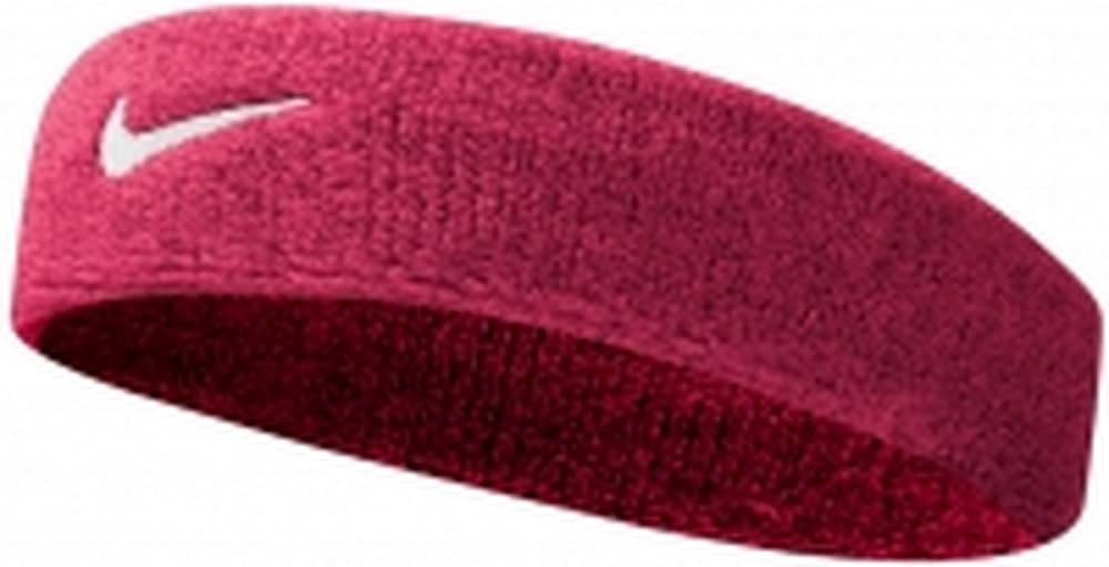 Nike Swoosh Headband OSFM,Vivid Pink/White | Amazon (US)