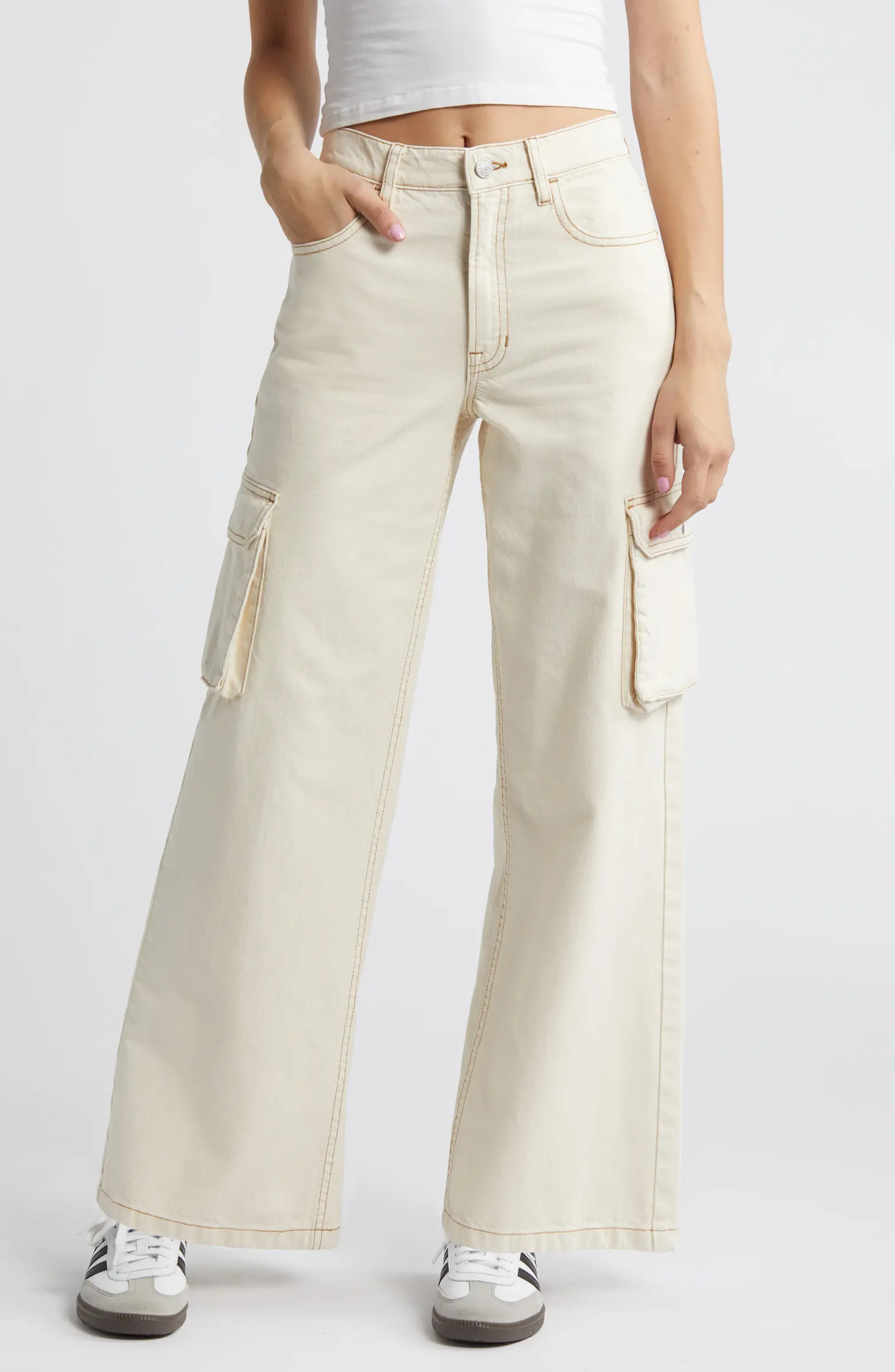 PacSun High Waist Wide Leg Cargo Pants | Nordstrom | Nordstrom