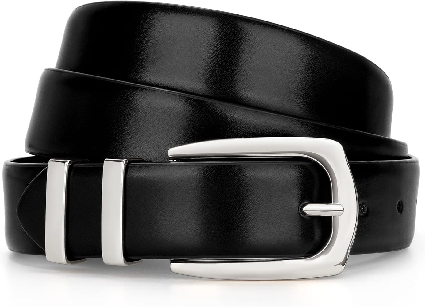 WHIPPY Women's Leather Belts for Jeans Pants Fashion Ladies Belt Gold Buckle Belts for Women | Amazon (US)