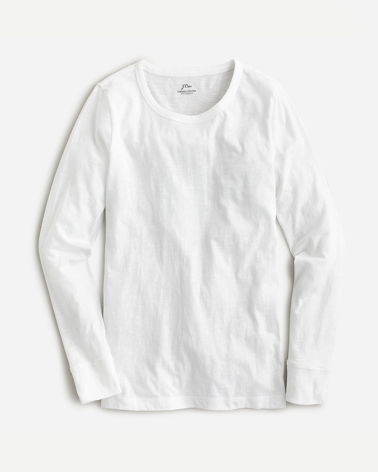 Vintage cotton crewneck long-sleeve T-shirt | J. Crew US