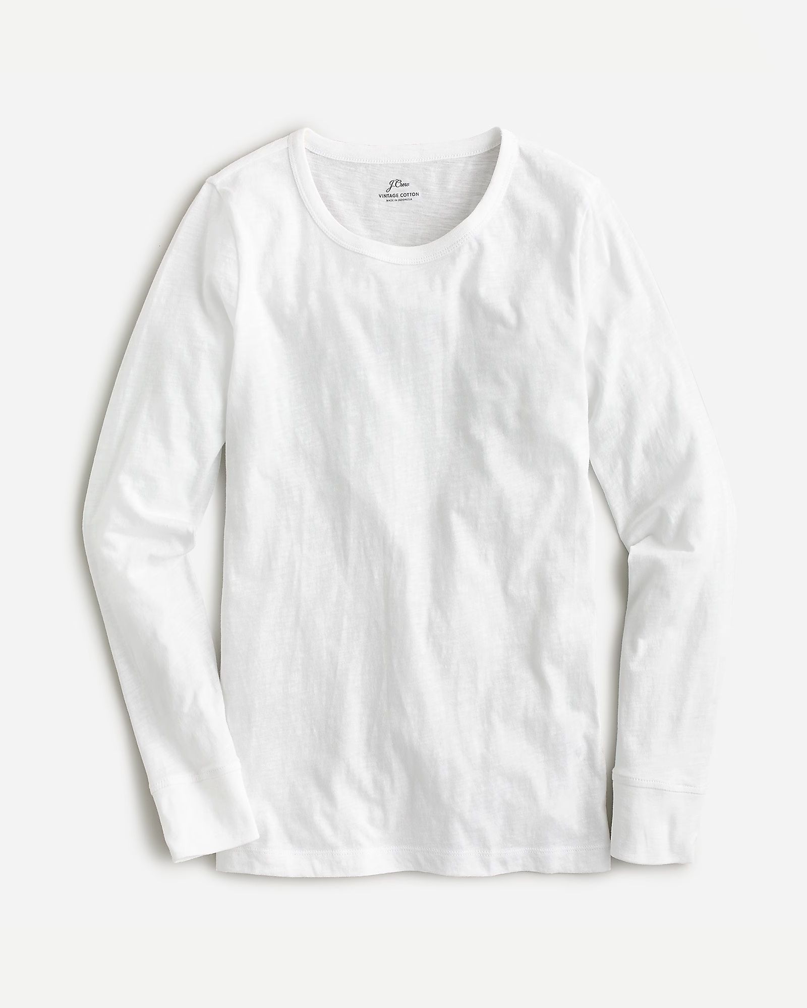 Vintage cotton crewneck long-sleeve T-shirt | J.Crew US