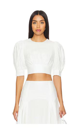 The Gael Top in Optic White | Revolve Clothing (Global)