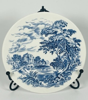 Enoch Wedgwood Countryside Blue Transferware 6” Bread Plate England Replacement | eBay US