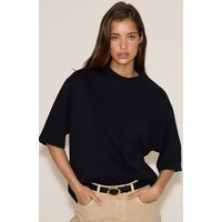 Black Oversized Boxy T Shirt, Black | PrettyLittleThing UK