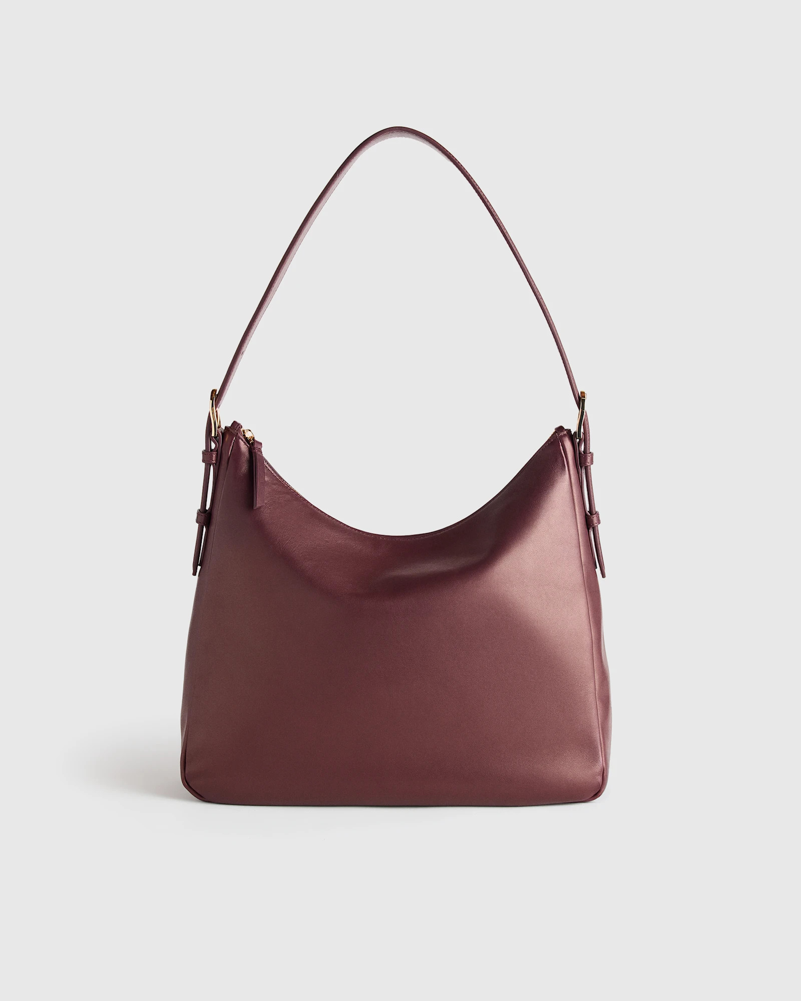 Sutton Shoulder Bag in Deep Plum | Quince