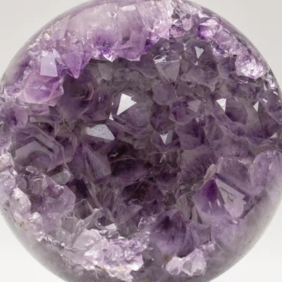 Amethyst Geode Agate Sphere Astro Gallery of Gems | Wayfair North America