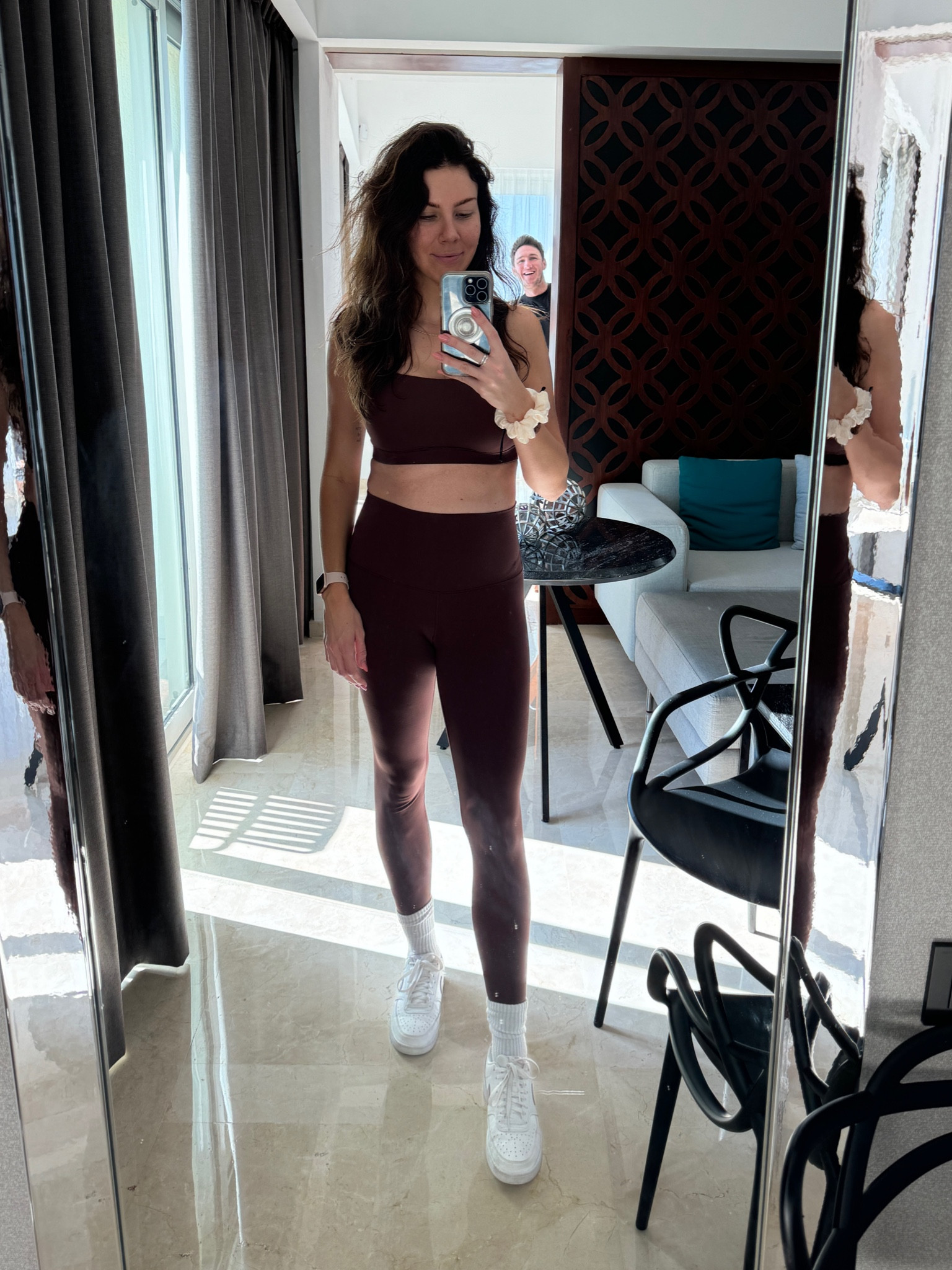 Tummy control matching gym outfit. This is the best Lulu dupe and the sports bra is so good! 

#LTKStyleTip #LTKFitness #LTKActive