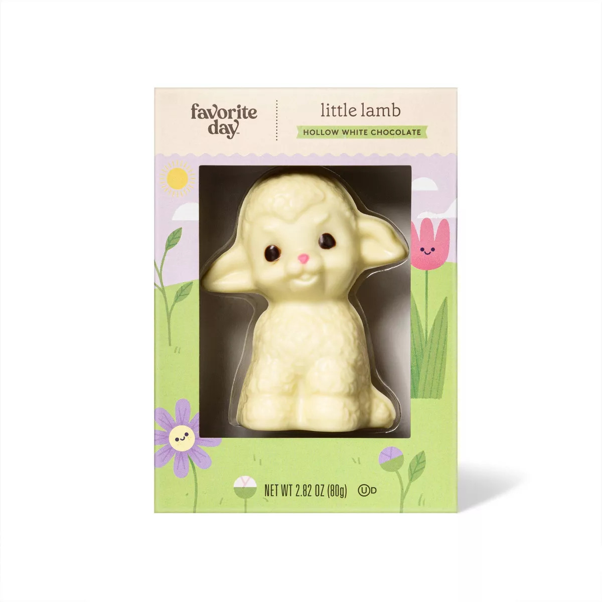 Spring Easter Louis the Lamb White Chocolate - 2.8oz - Favorite Day™ | Target