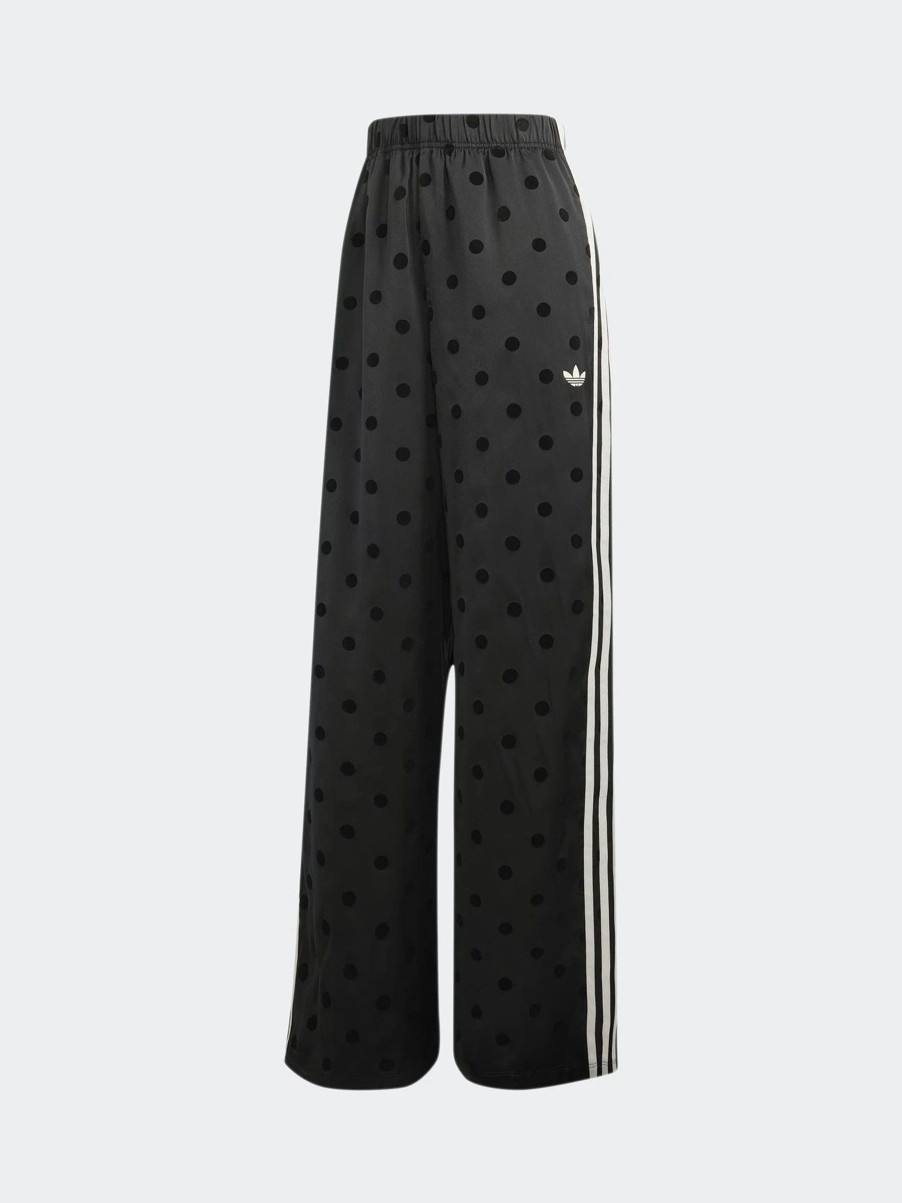 adidas originals adidas Originals Black Polka Dot Wide Leg Trousers | Next US