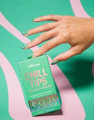Chillhouse Chill Tips Re-useable Press-on Nails in Dizzy Melon | ASOS (Global)