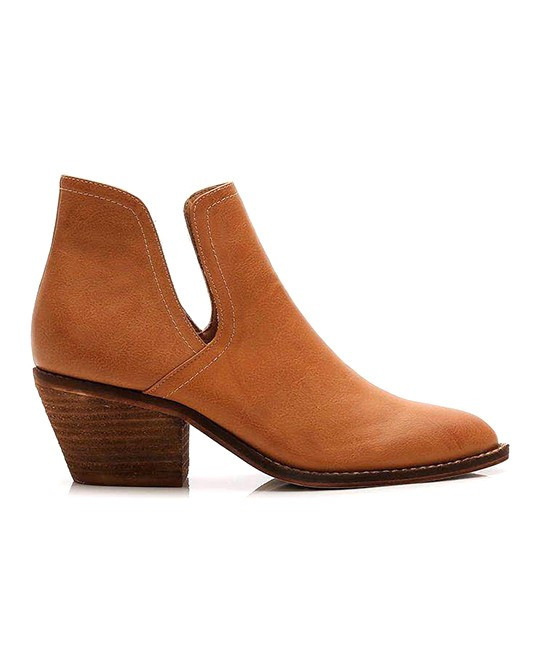BEAST Women's Casual boots CAMEL - Camel Sunny Bootie - Women | Zulily