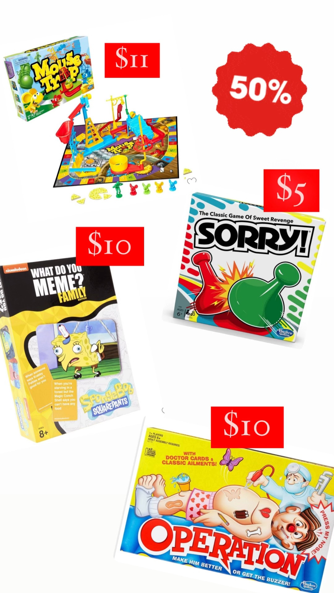 Target 50% off of games! 

#LTKHoliday #LTKCyberWeek #LTKGiftGuide
