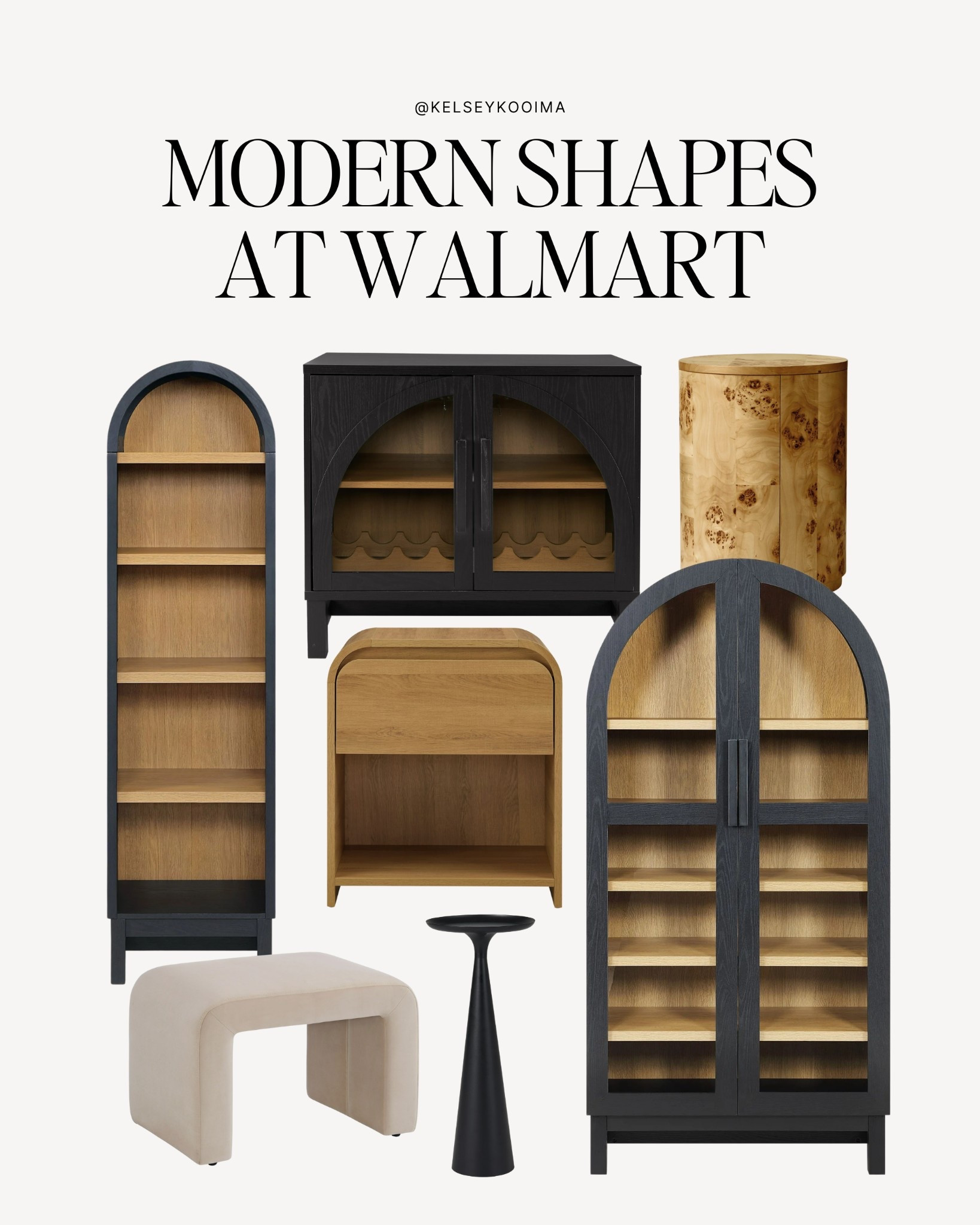 Arches and curves at Walmart prices 👏🏼

Walmart furniture, bookshelf, arched bookshelf, arch furniture, modern furniture, Walmart home

#LTKHome #LTKSaleAlert