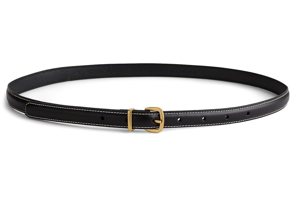 Madewell Skinny Essentials Belt Women's Belts True Black : LG, Leather | Zappos