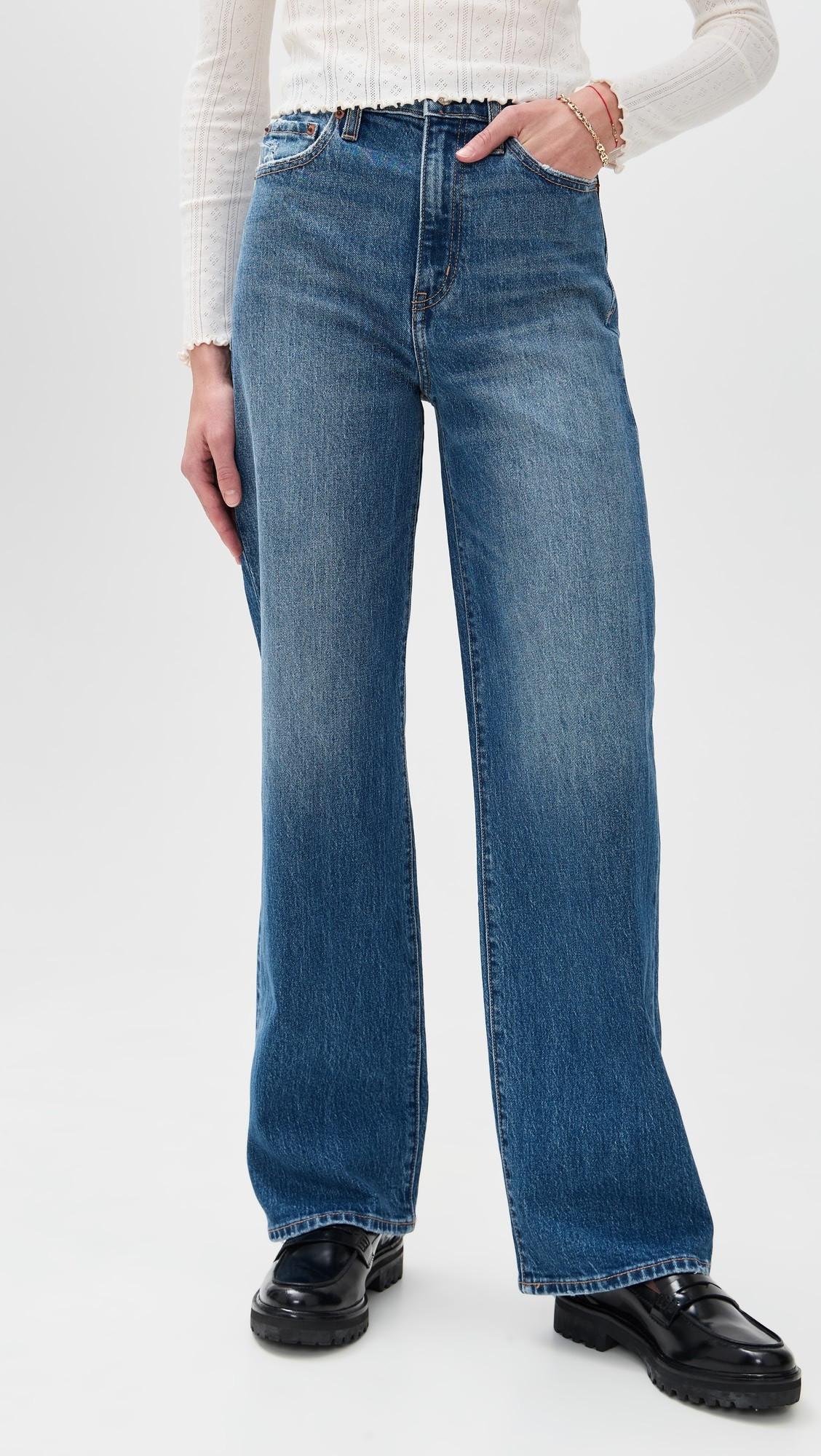 City Straight High Rise Straight Jeans | Shopbop