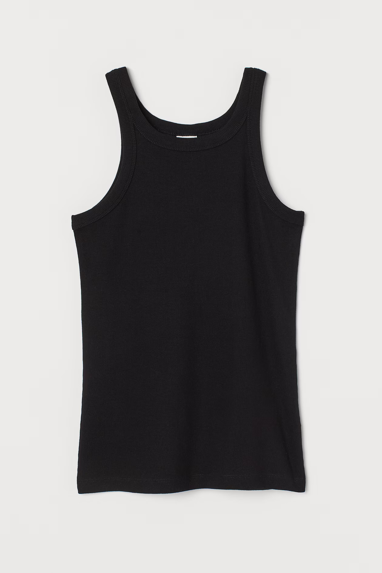Ribbed Tank Top - Black - Ladies | H&M US | H&M (US + CA)
