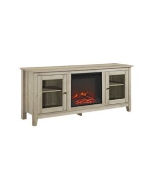 Walker Edison 58" Wood Media Tv Stand Console with Fireplace | Macys (US)
