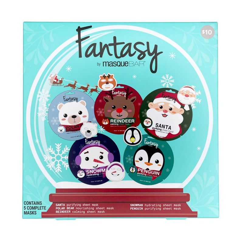 Fantasy by Masque Bar Sheet Mask Gift Set - 5pc | Target