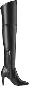 DREAM PAIRS Women's Thigh High Boots Over The Knee Heels Long Sexy Pointed Toe Boots | Amazon (US)