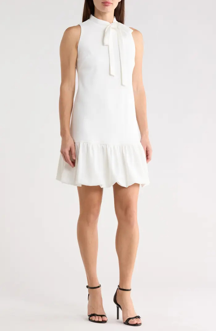 Vince Camuto Bow Neck Sleeveless Stretch Crepe Dress | Nordstromrack | Nordstrom Rack