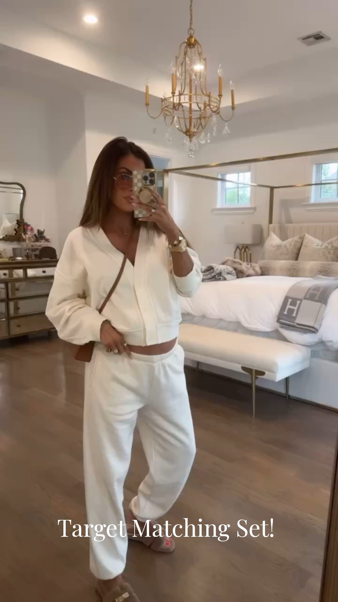 I’m wearing a size medium in the cardigan and medium in the joggers! Wearing my lookalike Hermes sandals! 

Matching set, Target finds, Target outfit, Cream matching set, Cream cardigan, Cream joggers, Hermes lookalike sandals, Mini Kelly, Emily Ann Gemma

#LTKBump #LTKootd #LTKmomlife