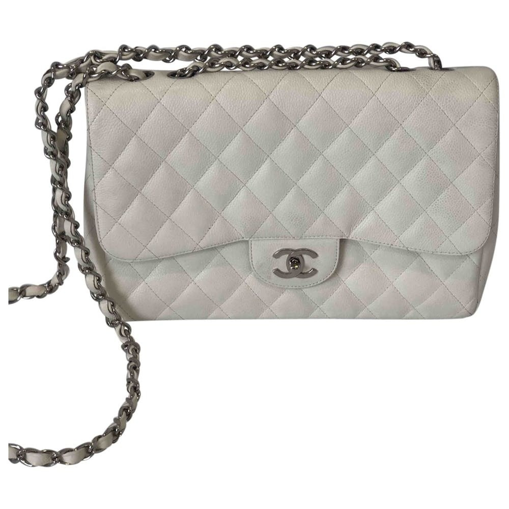 Leather bag Chanel White in Leather - 7253920 | Vestiaire Collective US