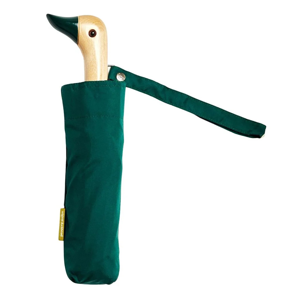 Forest Green Compact Duck Umbrella | Barnes & Noble