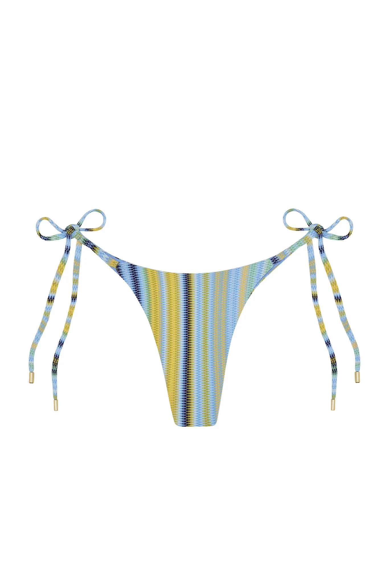 Palma Bottom - Sardinia Stripe Azure | Monday Swimwear