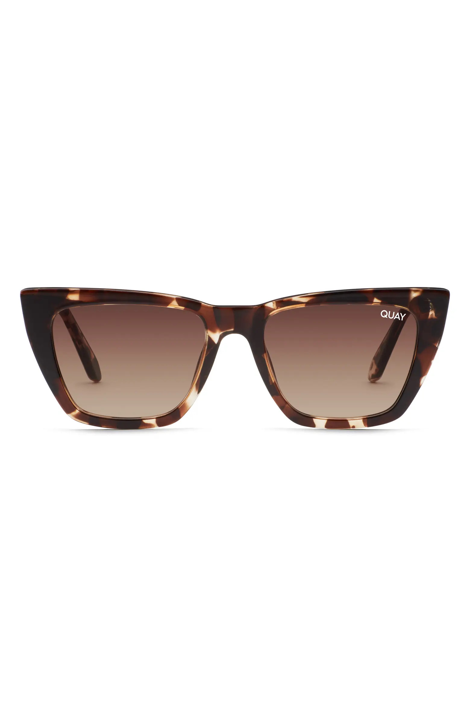 Quay Australia Call The Shots 48mm Gradient Cat Eye Sunglasses | Nordstrom | Nordstrom
