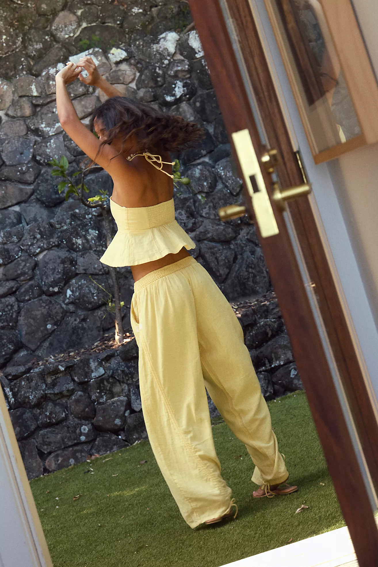 Lunasol Cotton-Linen Pant Set | Free People (Global - UK&FR Excluded)