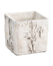 Birch Look Square Planter | TJ Maxx